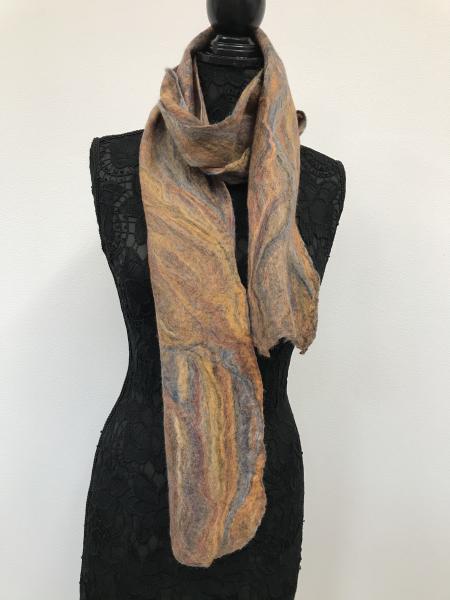 Cobweb Scarf, Sandalwood;  Fine Merino Wool picture