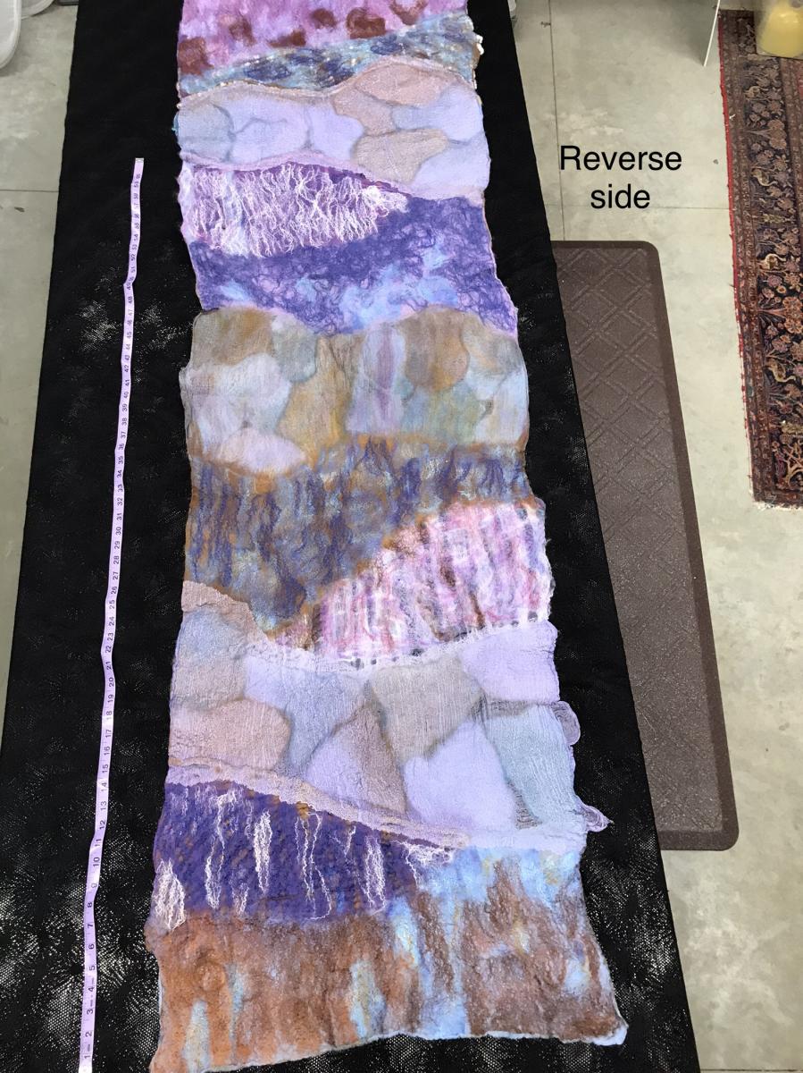 Nunofelted shawl picture