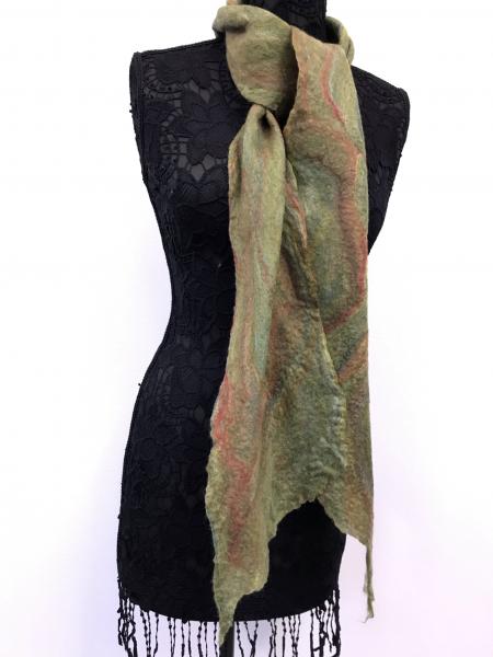 Cobweb Scarf, Sage, Fine Merino Wool picture