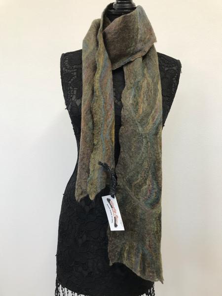 Cobweb Scarf, Riverstone, Fine Merino Wool picture