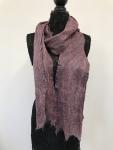 Cobweb Scarf, Red Multi; Merino Wool/Silk blend