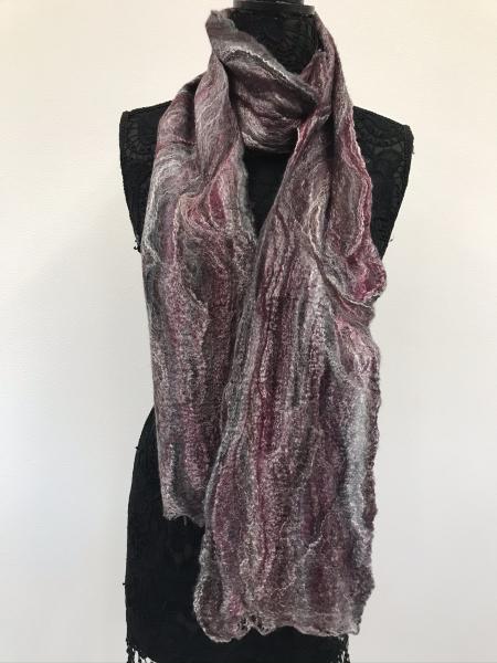 Cobweb scarf, Storm, Merino wool/silk blend picture