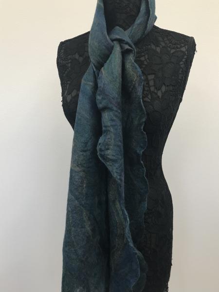 Cobweb Scarf, English Garden; Fine Merino Wool