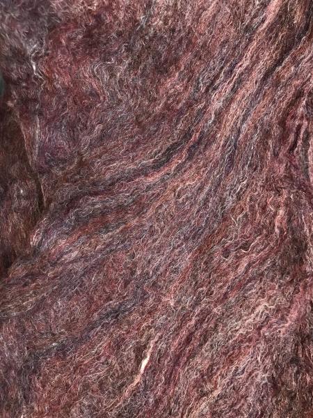 Cobweb Scarf, Red Multi; Merino Wool/Silk blend picture