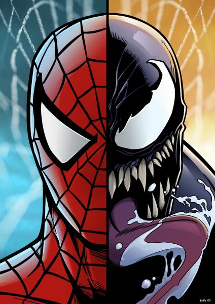 Spiderman Vs Venom – Brad Van Geest