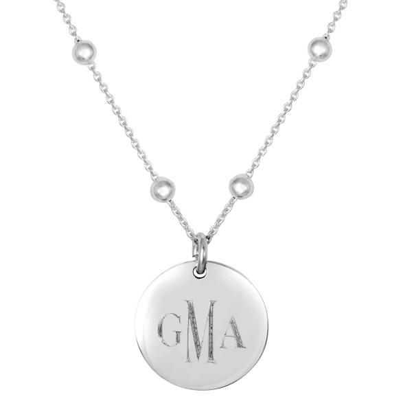 Monogrammed Linwood Beaded Necklace picture