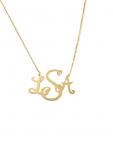 Monogrammed Avery Cut Out Necklace