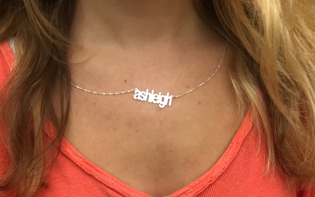 Personalized Nameplate Necklace picture