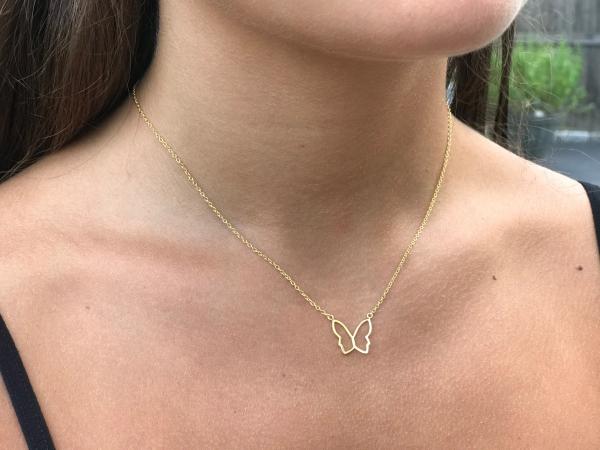 Open Butterfly Necklace