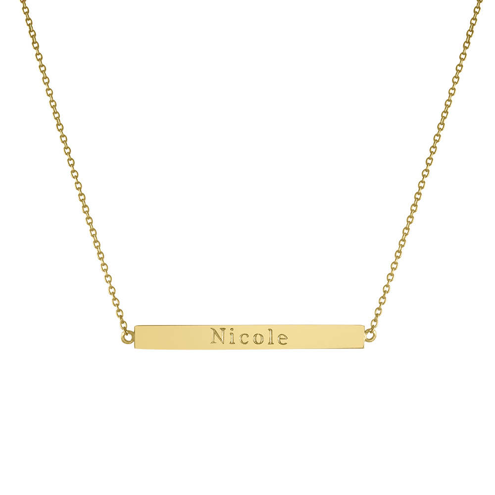 Engrave Lily Bar Necklace picture