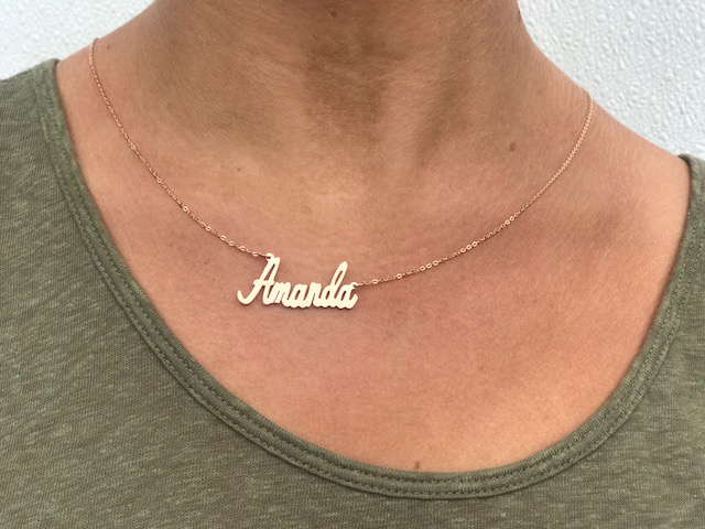 Personalized Nameplate Necklace picture