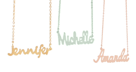 Personalized Nameplate Necklace picture