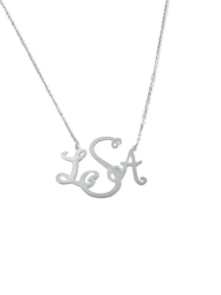 Monogrammed Avery Cut Out Necklace picture