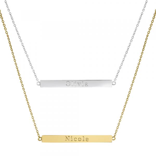 Engrave Lily Bar Necklace picture