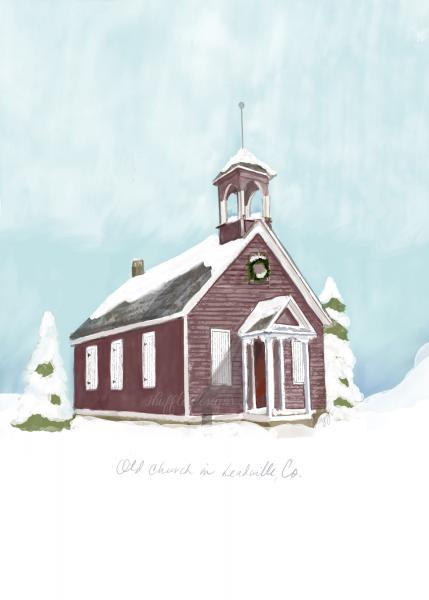 Old church in Leadville, Co. picture