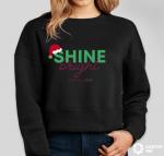 S & B Shine Bright Christmas Crop Top