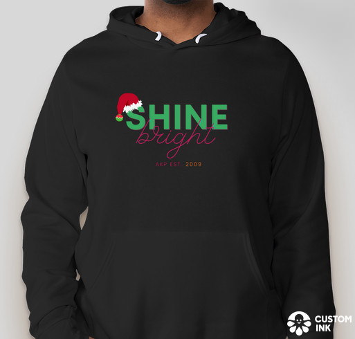 S & B Shine Bright Christmas Unisex Hoodie