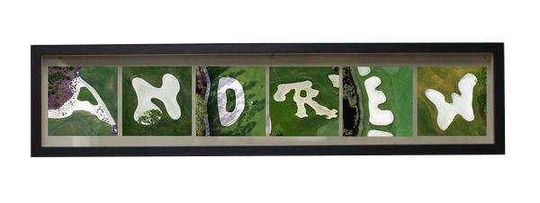 Personalized Golf Name Frame for Sand Trap Photos picture