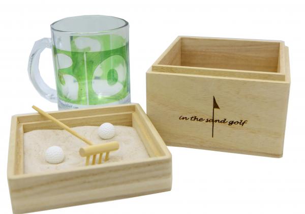 ITS GOLF Zen Garden with GOLF Mug