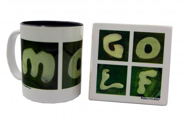 Mom & Dad Golf Mug + Coaster