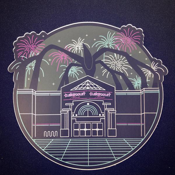 Starcourt Mall printed decal