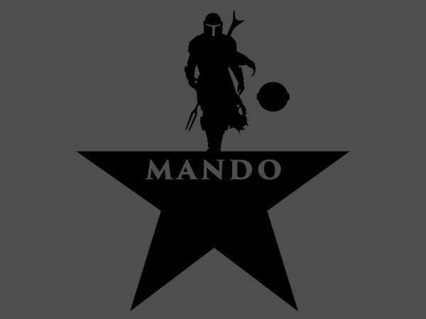 Mandilton - Hamilton / Star Wars mashup t-shirt