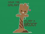 Save the Galaxy, Plant a Groot / Marvel Guardians inspired t-shirt