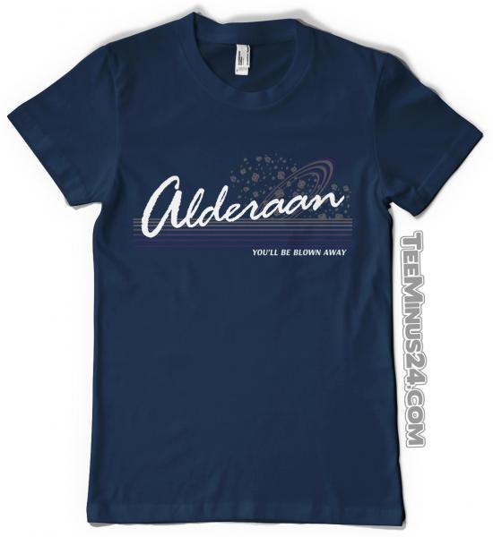 Alderaan / Star Wars inspired vacation t-shirt picture