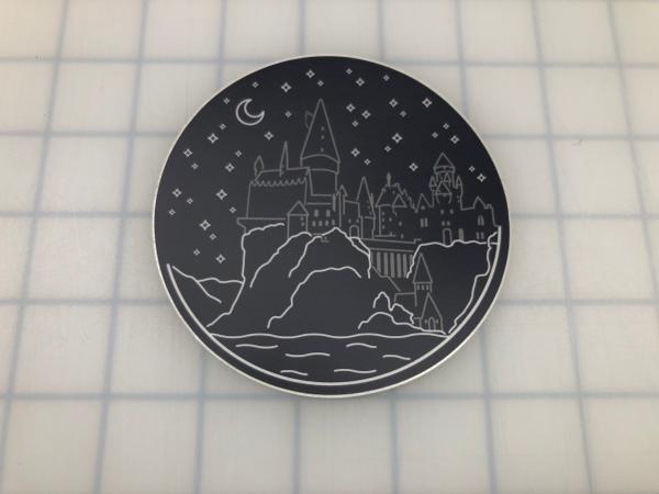 Hogwarts printed decal picture