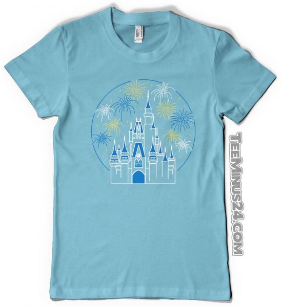 Disney Castle inspired t-shirt picture