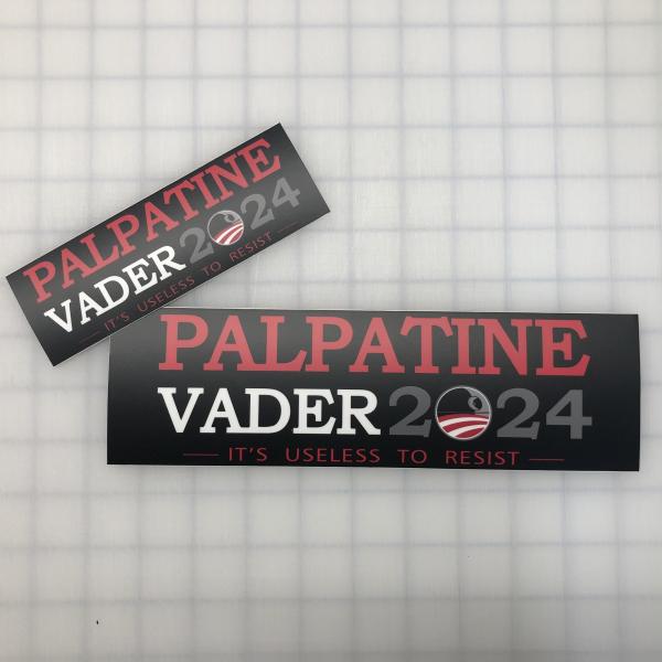 Palpatine-Vader 2024 printed decal picture