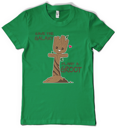 Save the Galaxy, Plant a Groot / Marvel Guardians inspired t-shirt picture