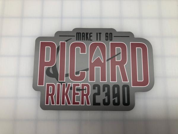 Vote Picard-Riker 2390 printed decal picture