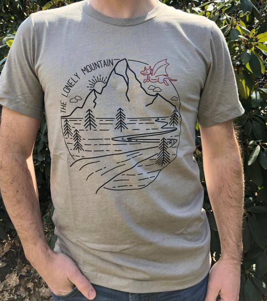 The Lonely Mountain / Hobbit LOTR inspired t-shirt picture