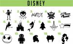 Disney vinyl decals