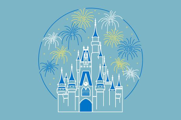 Disney Castle inspired t-shirt picture