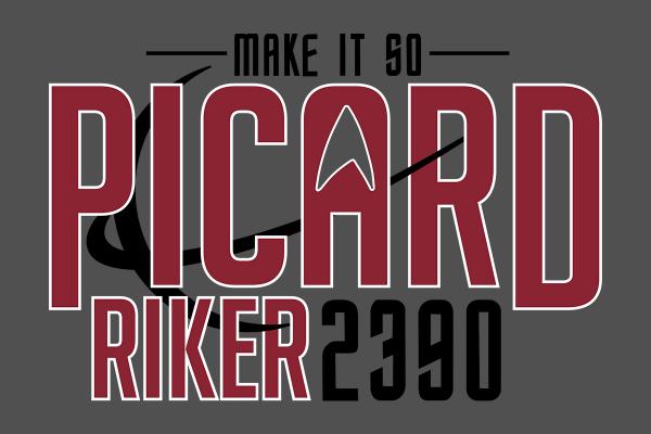 Elect Picard-Riker 2390 / Star Trek inspired t-shirt picture