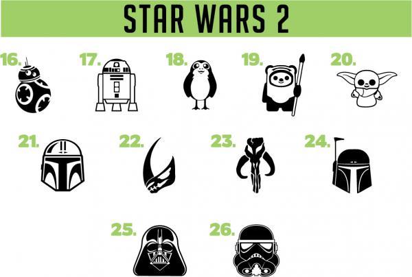 Star Wars vinyl decals picture