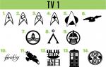 TV show vinyl decals