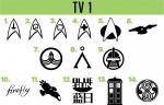 TV show vinyl decals