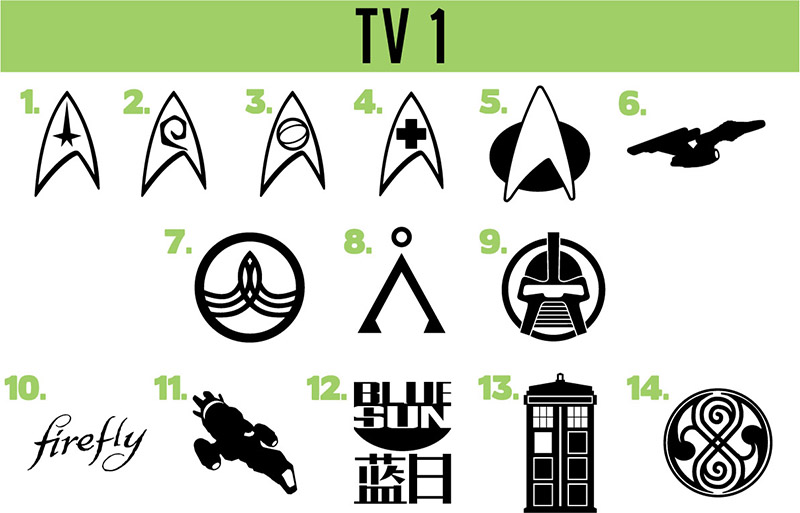 TV show vinyl decals picture