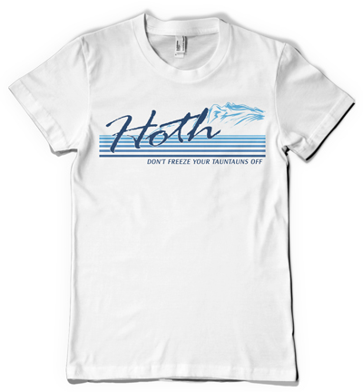 Hoth / Star Wars inspired vacation t-shirt picture