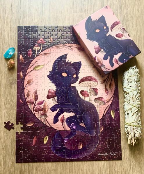 Autumn Kitty Jigsaw puzzle picture
