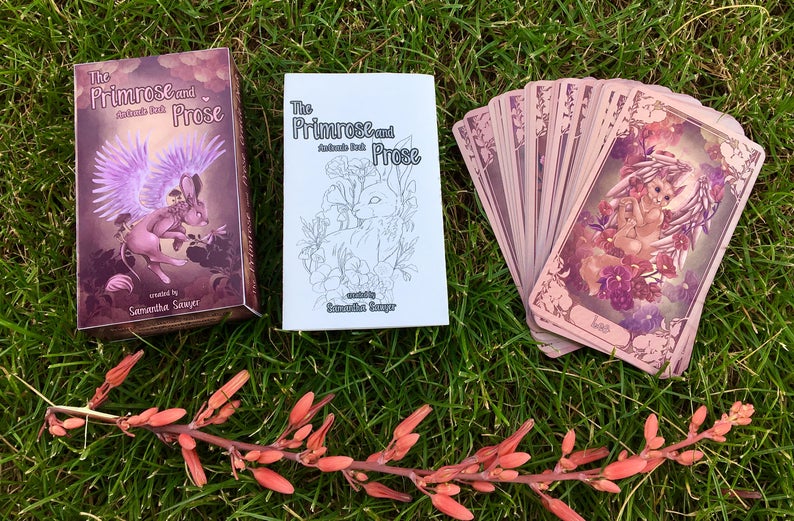 Primrose and Prose Oracle Deck, 28 cards affirmation deck picture