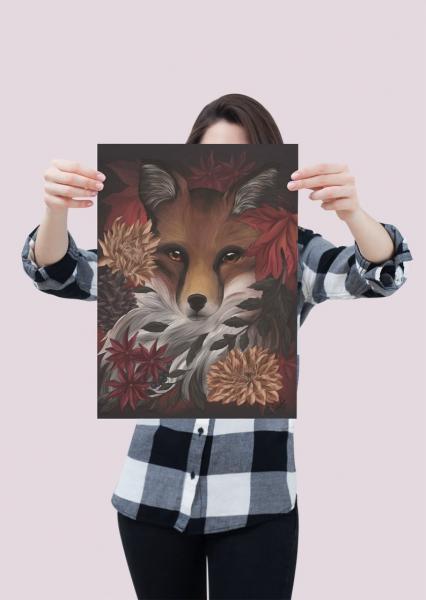 Autumn Fox Print picture