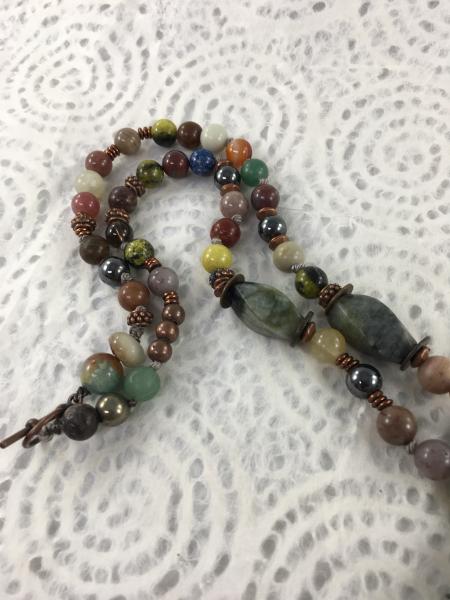 Colorful Semi-Precious Stone Necklace picture