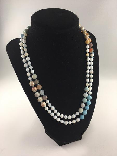 Mother of Pearl and Semi-Precious Stone Necklace picture