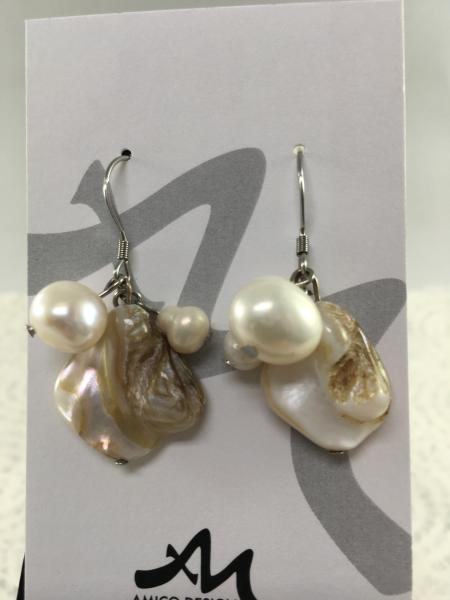 Freshwater and Mother of Pearl Earrings picture