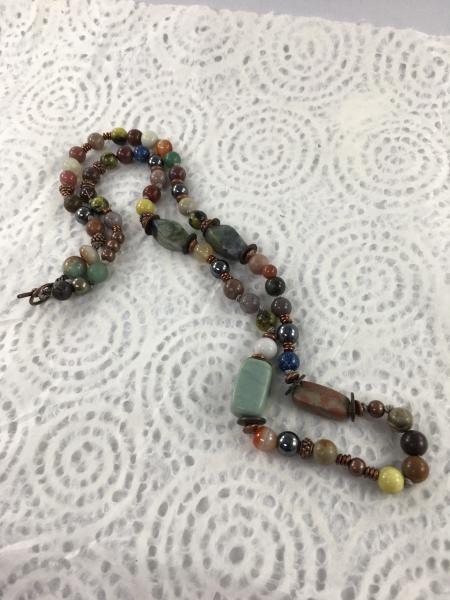 Colorful Semi-Precious Stone Necklace picture