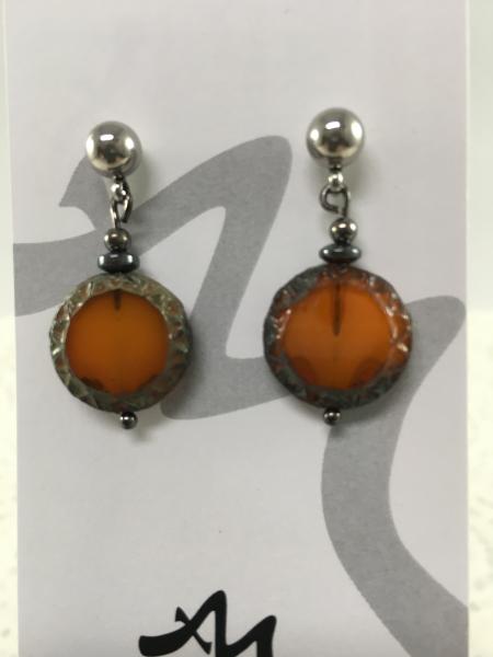 Bittersweet Czech Glass Earrings picture